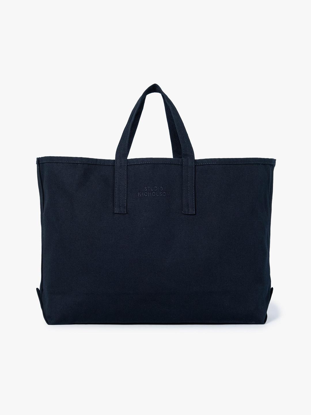 [Unisex] Logo Standard Tote - Darkest Navy