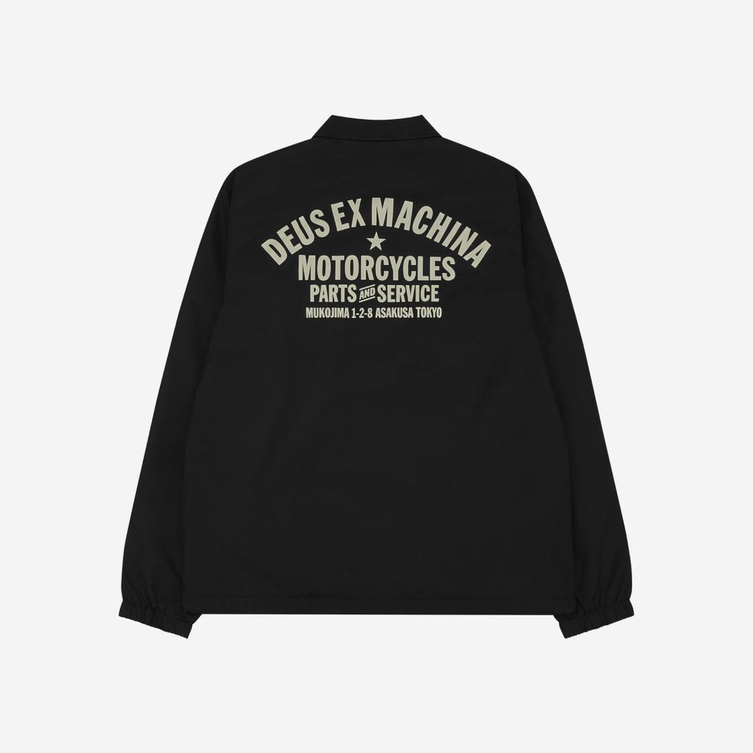 Deus Ex Machina Tokyo Asakusa Address Coach Jacket Black