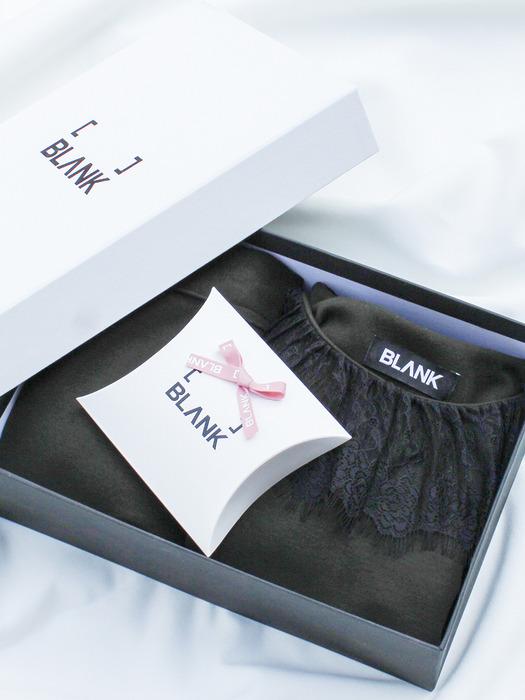 [GIFT SET] LACE SOFT BLOUSE + SOFT LONG SKIRT-KH