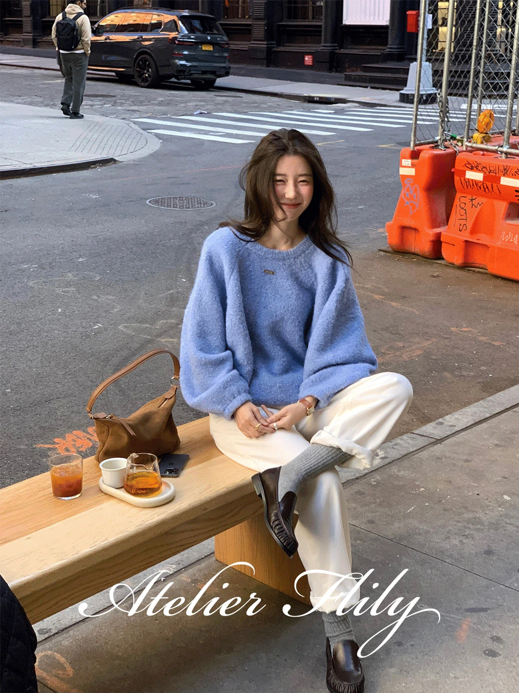 [ONLY FLILY] Boucle Balloon Knit