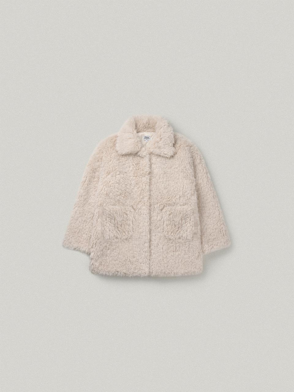 Carol Shearling Fur Jacket - Ivory캐롤 시어링 퍼 자켓