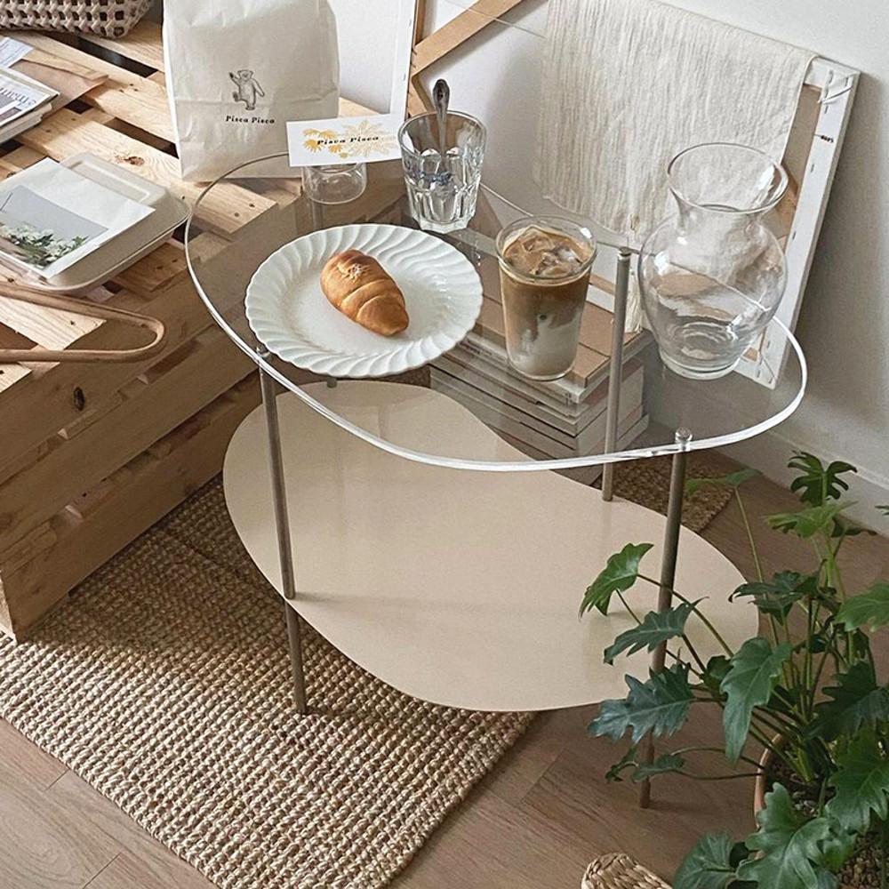 거실테이블 좌식테이블 쇼파 테이블 소파 티 아크릴 투명