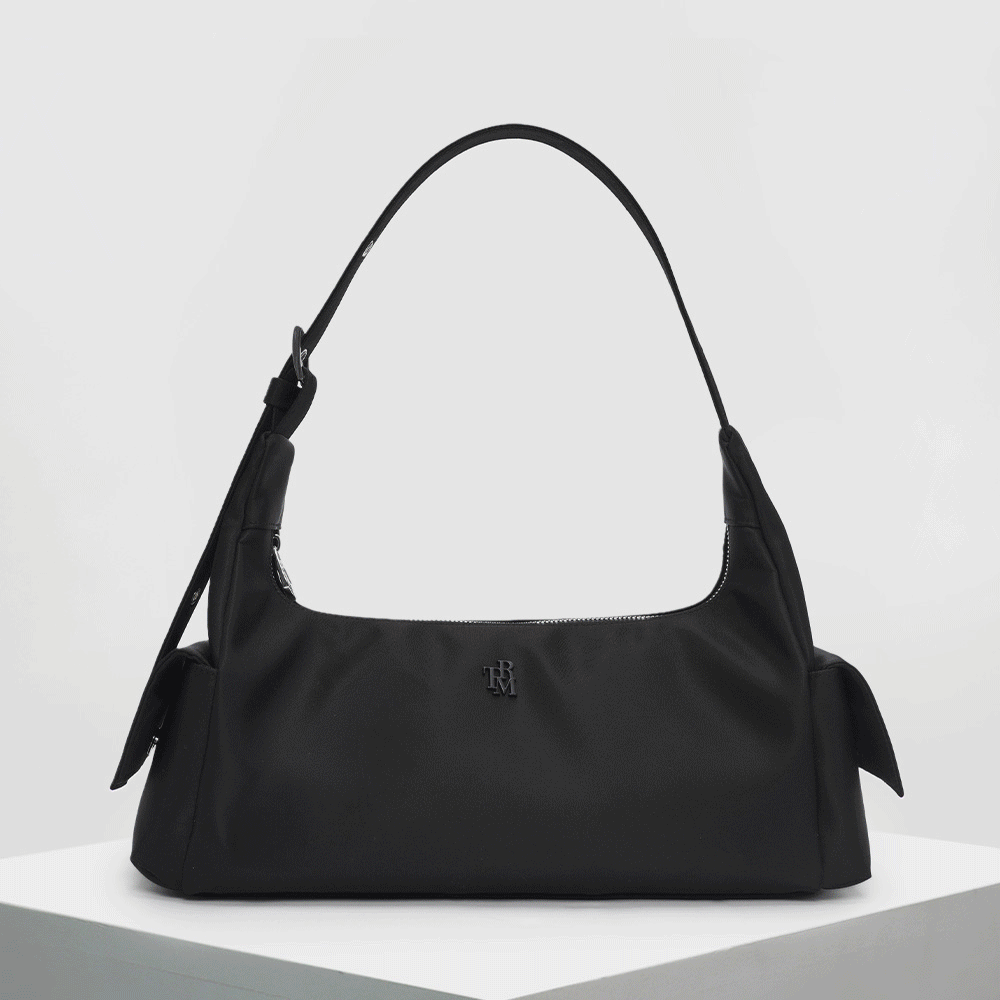 쓰리마인즈 [직잭단독] TRM Recycle Nylon Pocket Hobo Bag T74W