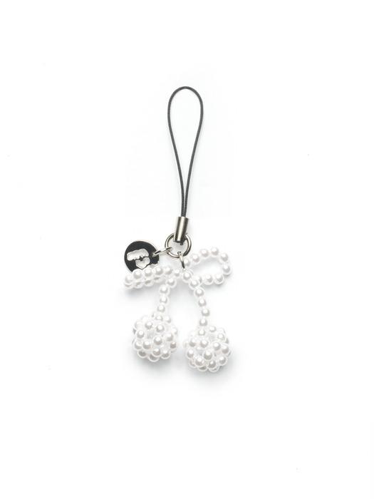 MINI CHERRY PEARL KEY RING 체리진주 키링