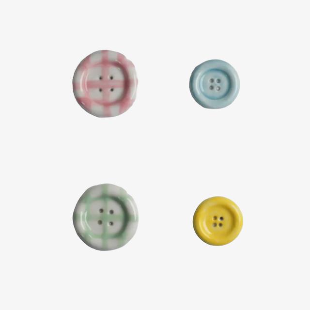 도자기 단추 마그넷 (Ceramic Button Magnet)