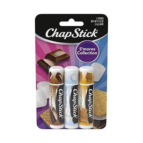 챕스틱 S'mores 컬렉션 Graham Cracker 마시멜로우 밀크 초콜릿 향 립 밤 튜브 버라이어티 팩 케어 0.15 Oz 3팩 - 립스틱 | 쿠팡