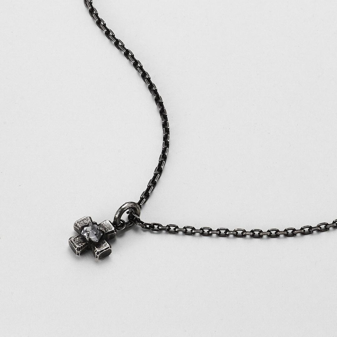 Raw Claw-Set Herkimer Necklace