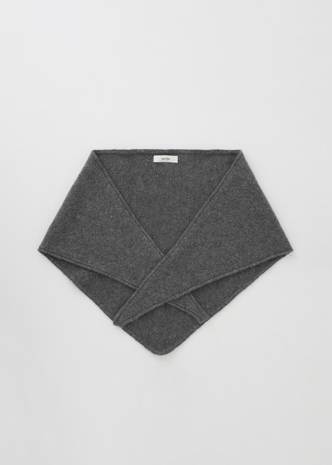 [2차] Triangle Wool Scarf(Grey)