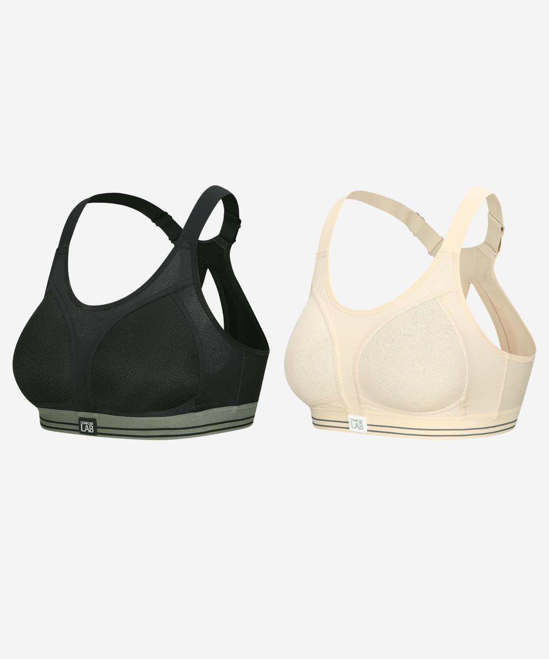 컴포트랩 [8만장판매] 하이서포트 쿨 러닝 스포츠브라 1+1