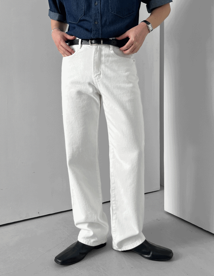 레이 스트레이트 데님 (3Color)