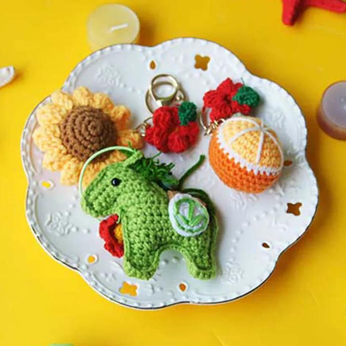 핸드메이드 뜨개 키홀더 (3type)