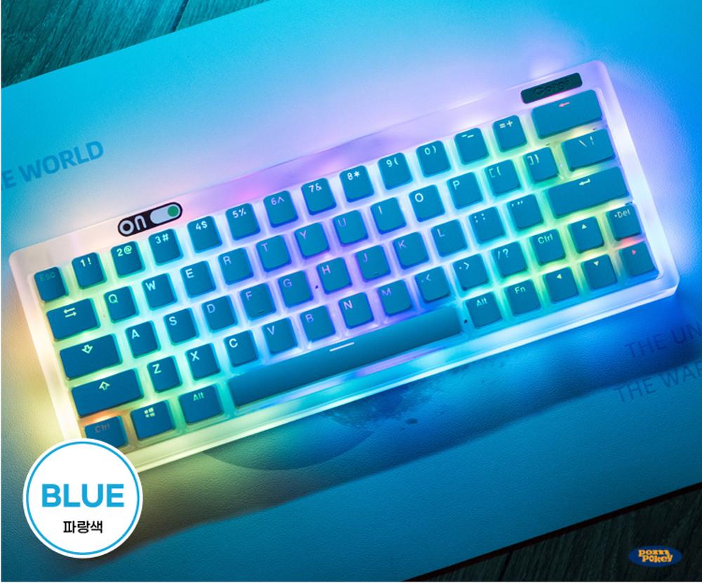 푸딩 투명 키캡 파스텔 키캡 PBT OEM 이중사출 117키 5종