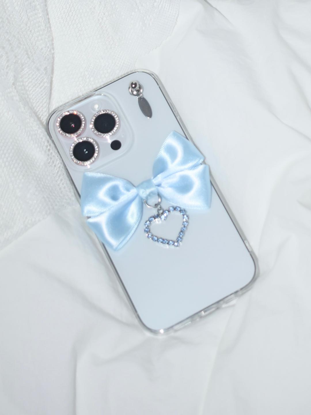 Cubic Ribbon Phone Case (Blue)