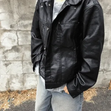 *unisex* 워시드 카본 트러커 자켓 (1color)