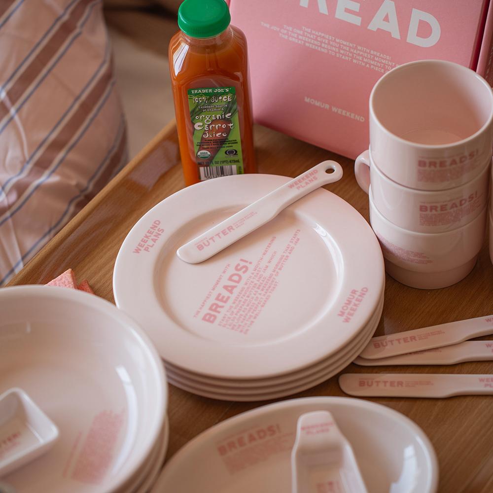 [ weekend 8 ] 브레드 원형 플레이트