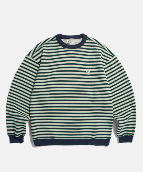 FD Vintage Stripe Sweatshirt Green