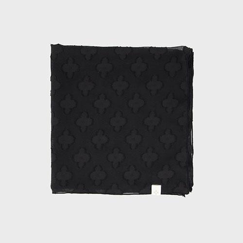 Clover Bandana (White / Black)