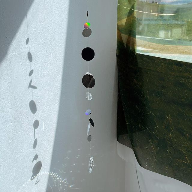 black full moon sun catcher