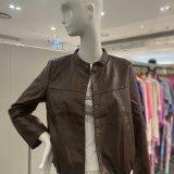 르니앤맥코이 차이나 카라 단추 레더 자켓 ML10JK172HJY