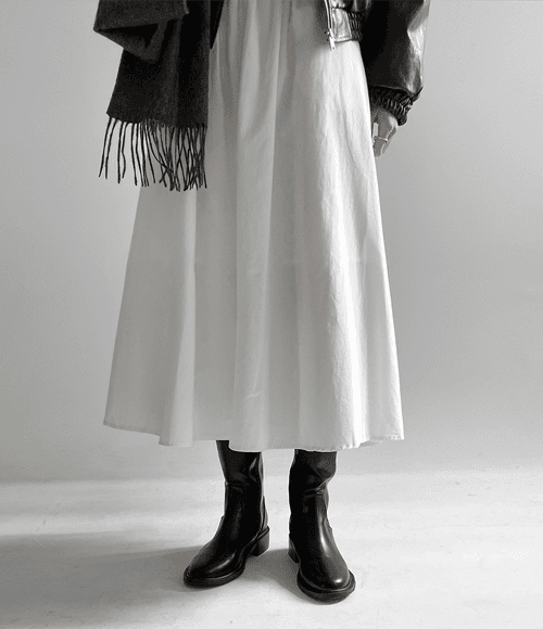 마젤 기모 플레어스커트