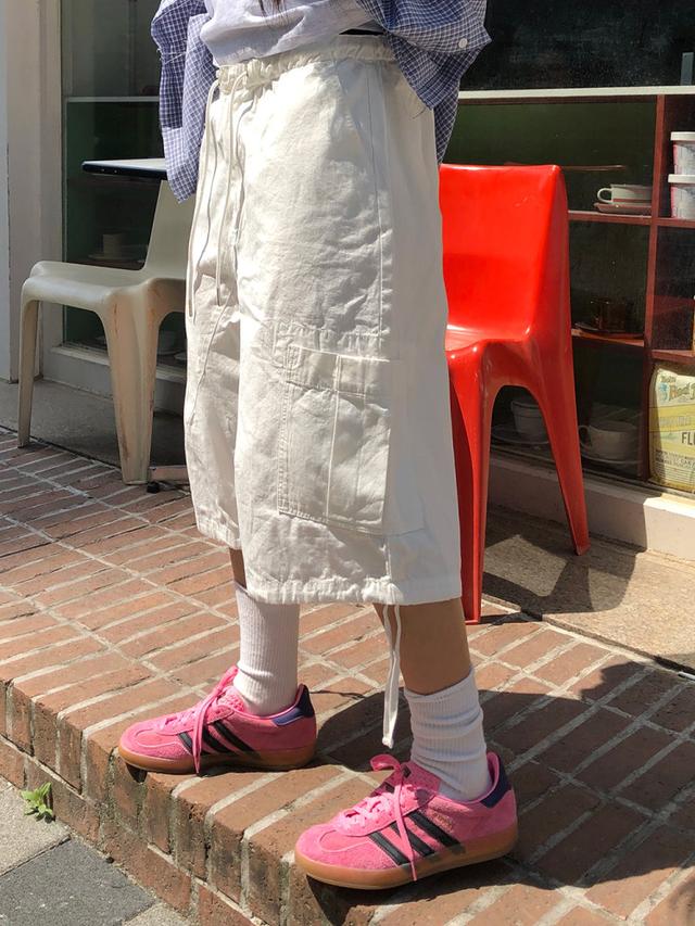 (3 color) 우븐 카고 쇼츠 팬츠 Woven Cargo Short Pants