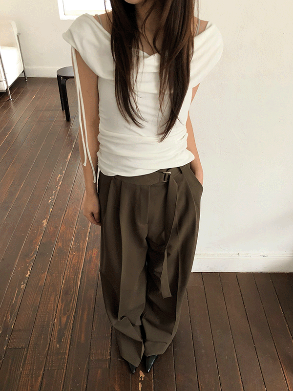 드레이프 라인 티