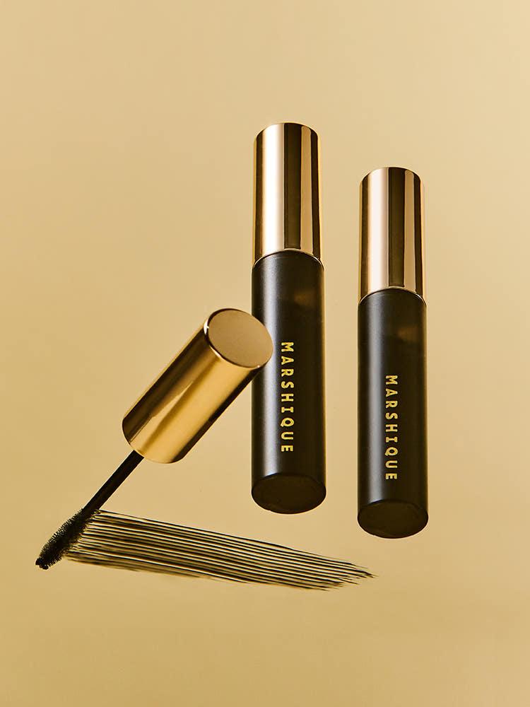 [화해 1위] 마르시끄 인리치드 블랙 틴팅 비건 속눈썹 영양제 1+1 - 펌 연장 케어, 투명 마스카라 픽서 겸용 눈썹 에센스 세럼