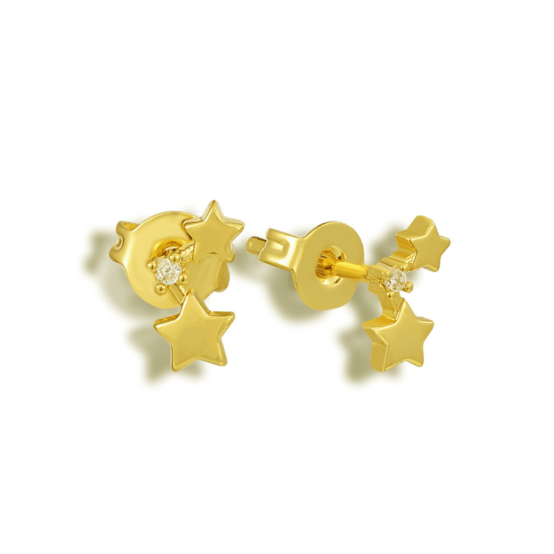 Interstellar Earrings - Gold