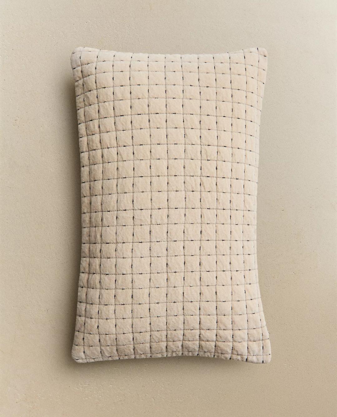 패딩 쿠션 커버