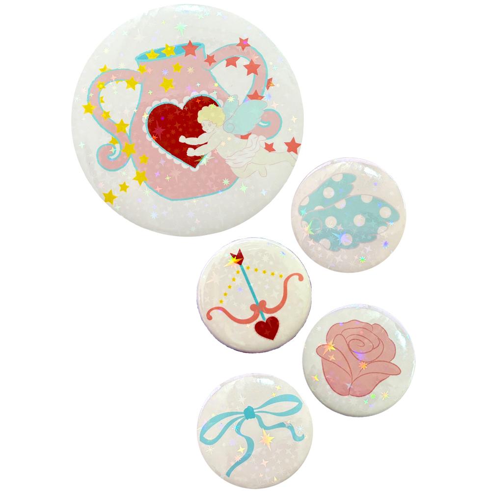 러브 큐피드 핀버튼세트