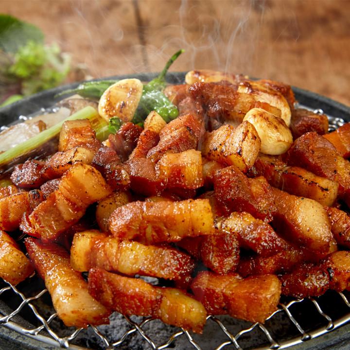 렌지쿠캣 직화 삼겹살 2종 (양념/간장)