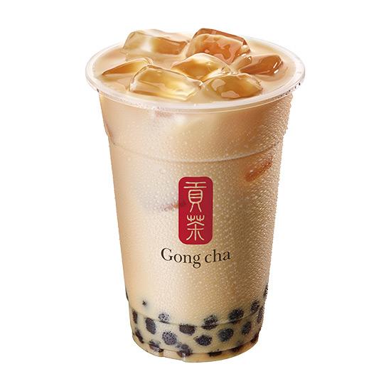 블랙밀크티+펄 L