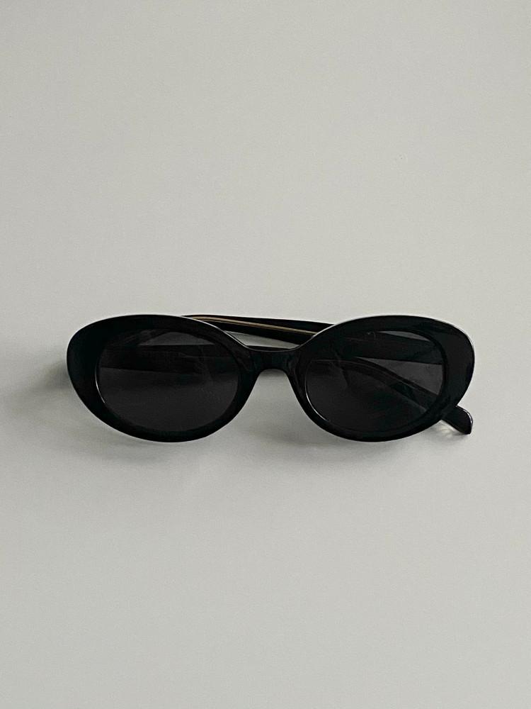 Angle sunglass 뉴트로 틴트 커트코베인 레트로 타원형 선글라스