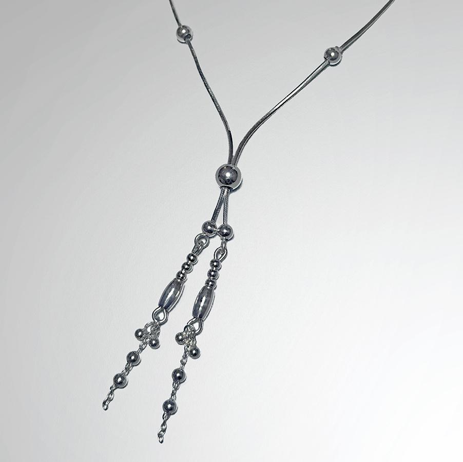 Fairy magic ball necklace 05 - Silver