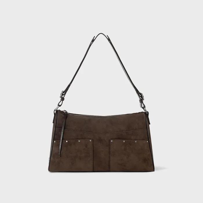 BASH BAG - SUEDE BROWN