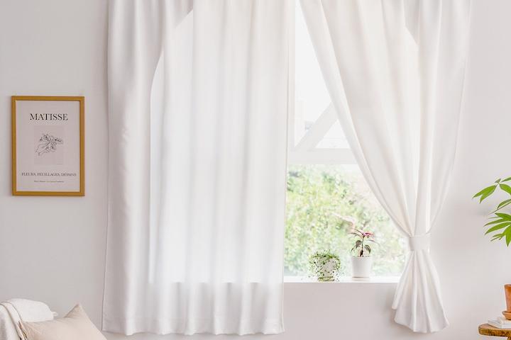 못없이 간편설치! 붙이는 찍찍이 가리개/창문 암막커튼 교차구매 가능 10color