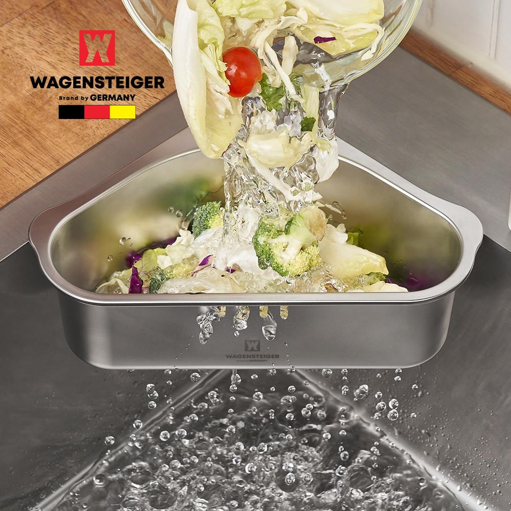 바겐슈타이거 싱크대 코너 자동 물빠짐 음식물 거름망