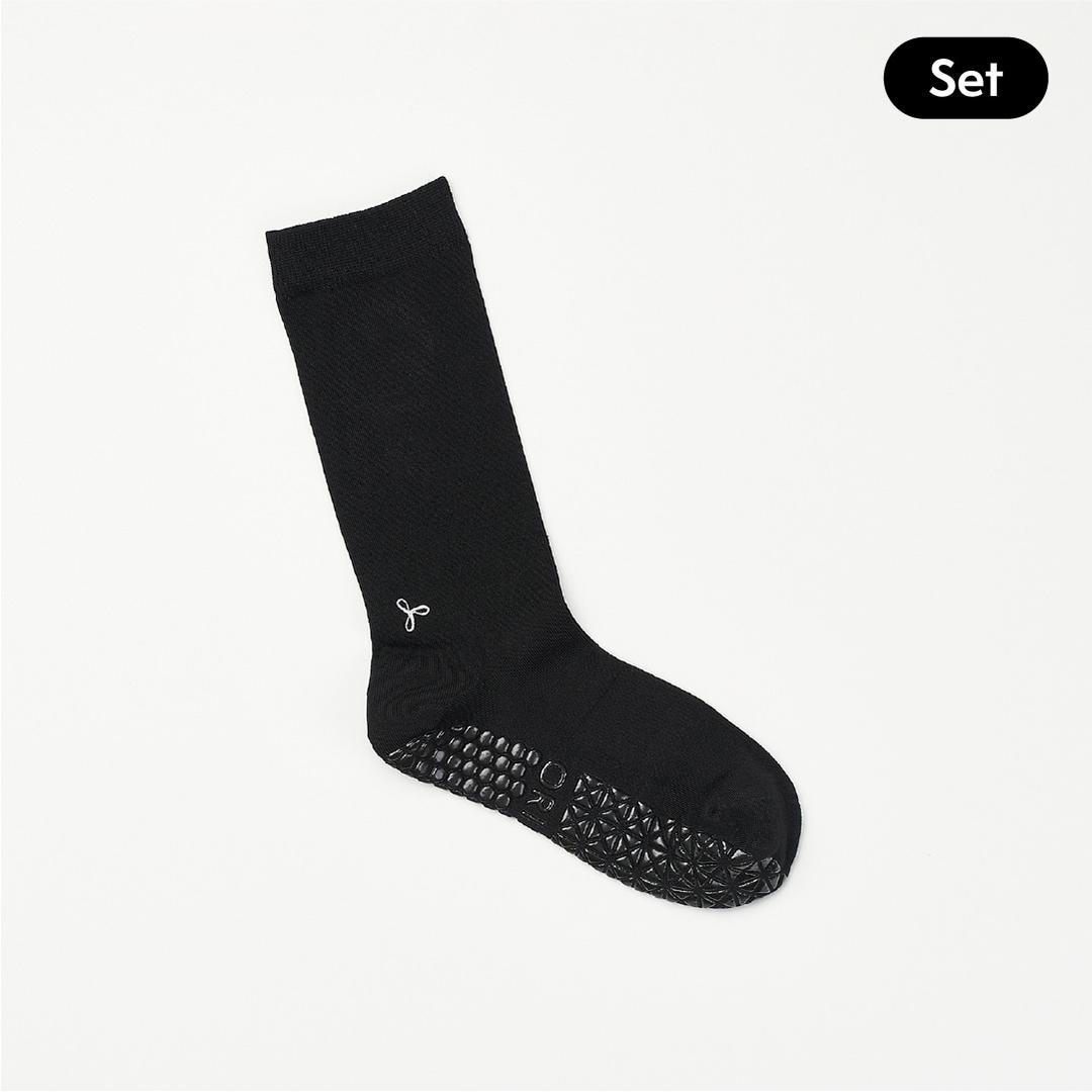 논슬립 미들삭스 (Set)