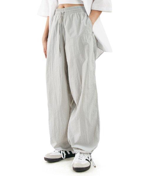 [써머ver] 쿨 나일론 스트링 팬츠_그레이