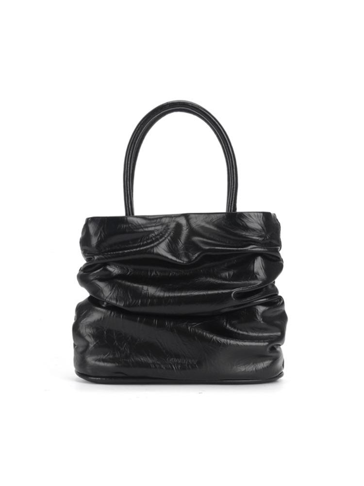 Orbe shirring bag - Black