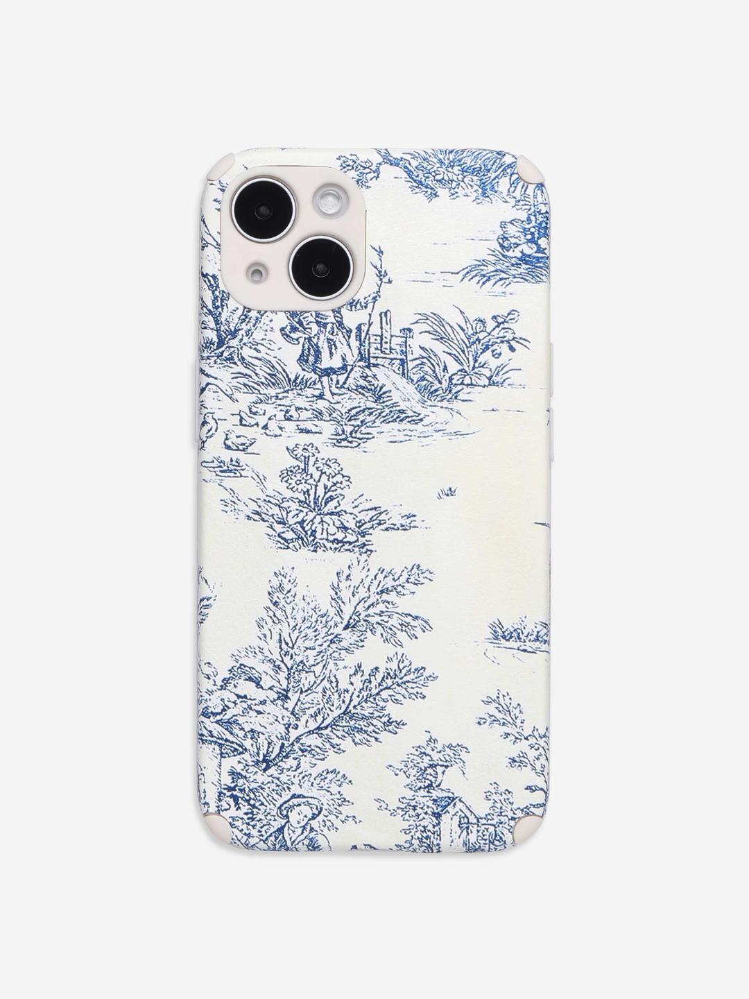 Toile de Jouy Inspired Phone Case