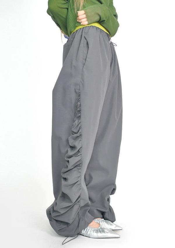 pumpkin shirring pants(2color)
