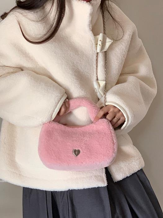 Heart Charm boucle Bag_HC239DBG001M
