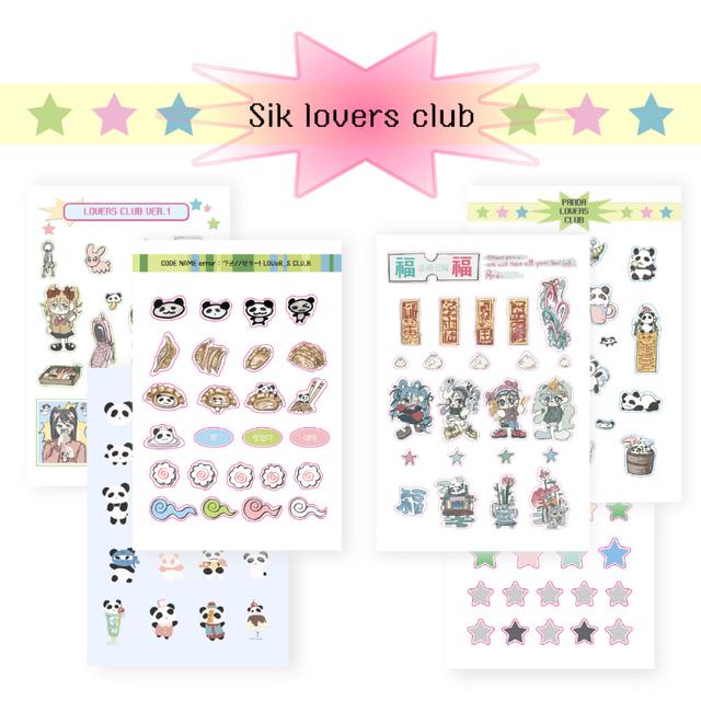 SIK Lovers Club⋆sticker (6types)
