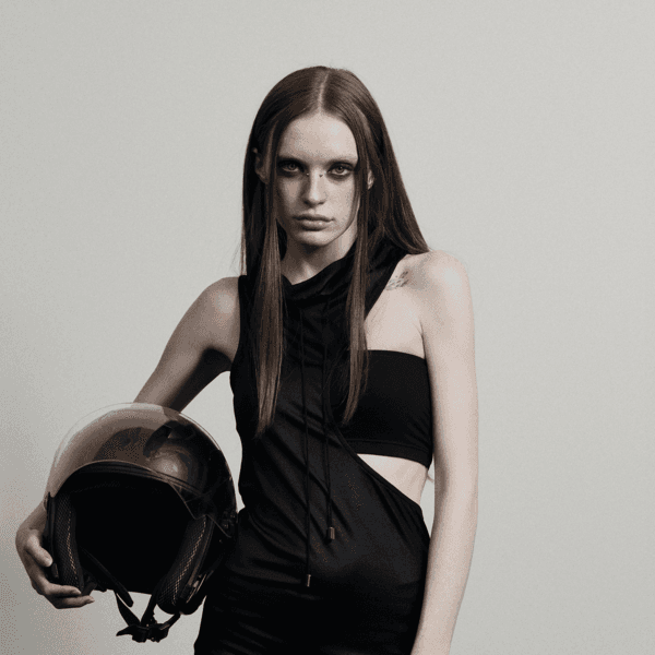 CUT OUT DRESS_BLACK