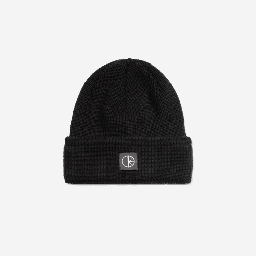 Double Fold Merino Beanie [Black]