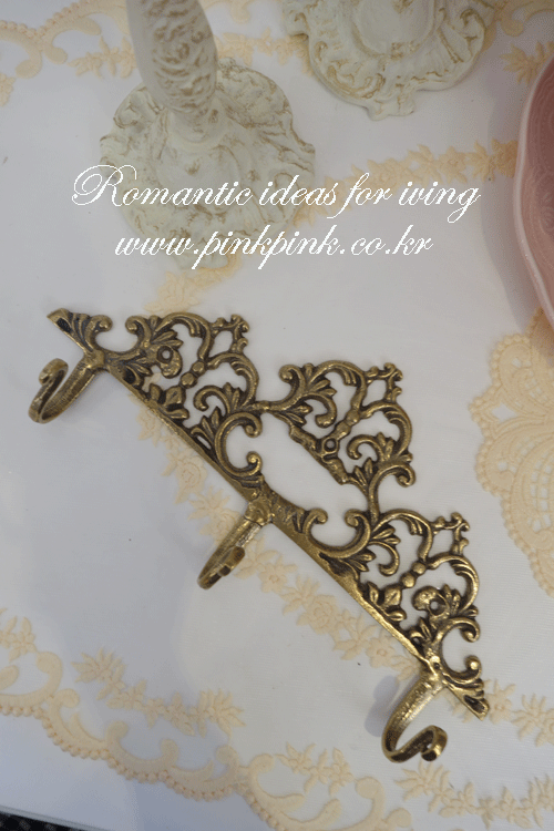 로코코 철제 3구 훅