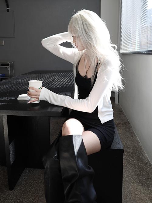 클라따 soft open cardigan, 3color