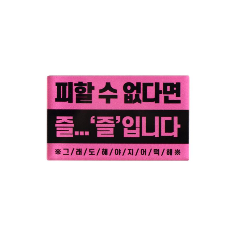 피할 수 없다면 즐 머리핀&브로치