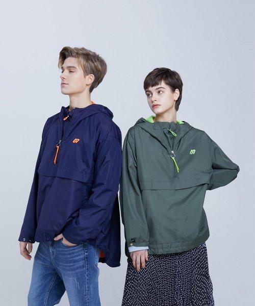 오버사이즈 아노락 바람막이 점퍼